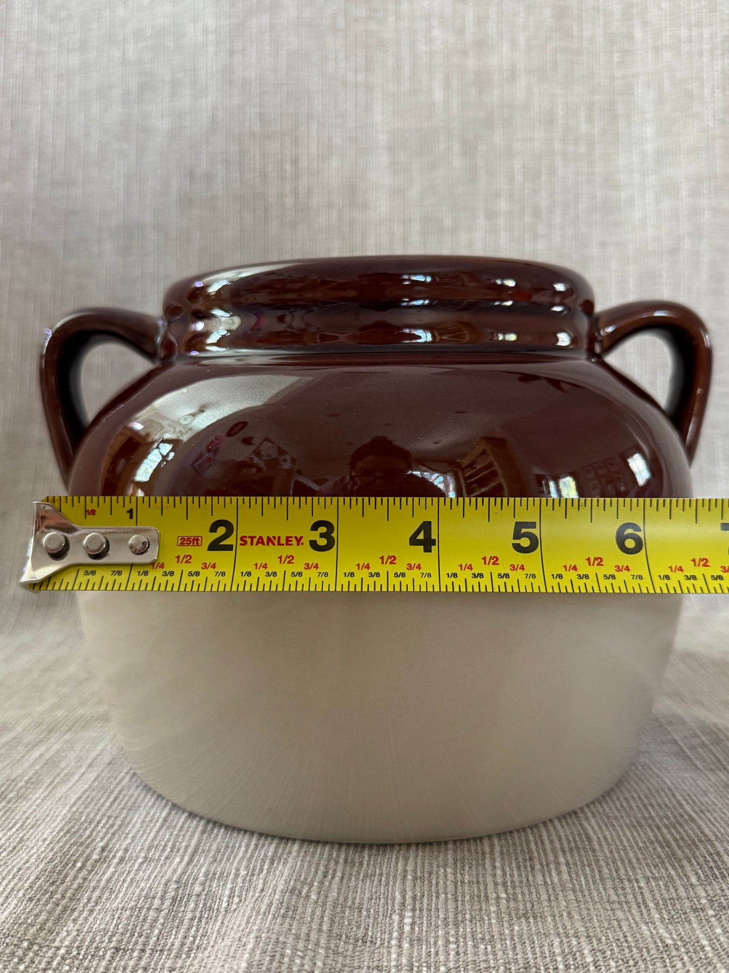 Double Handle Crock Vase