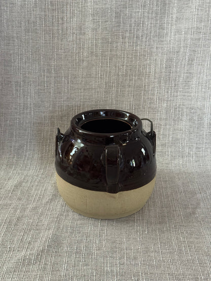 Vintage Bean Pot with Handle