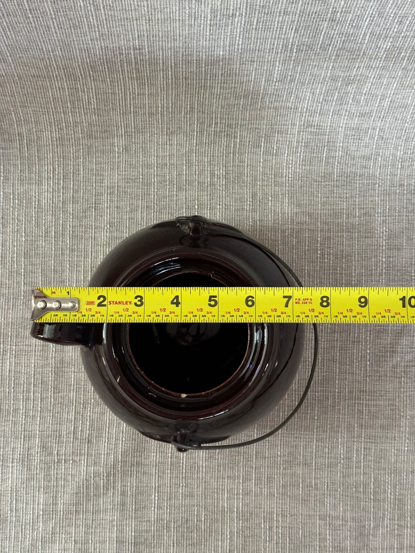 Vintage Bean Pot with Handle