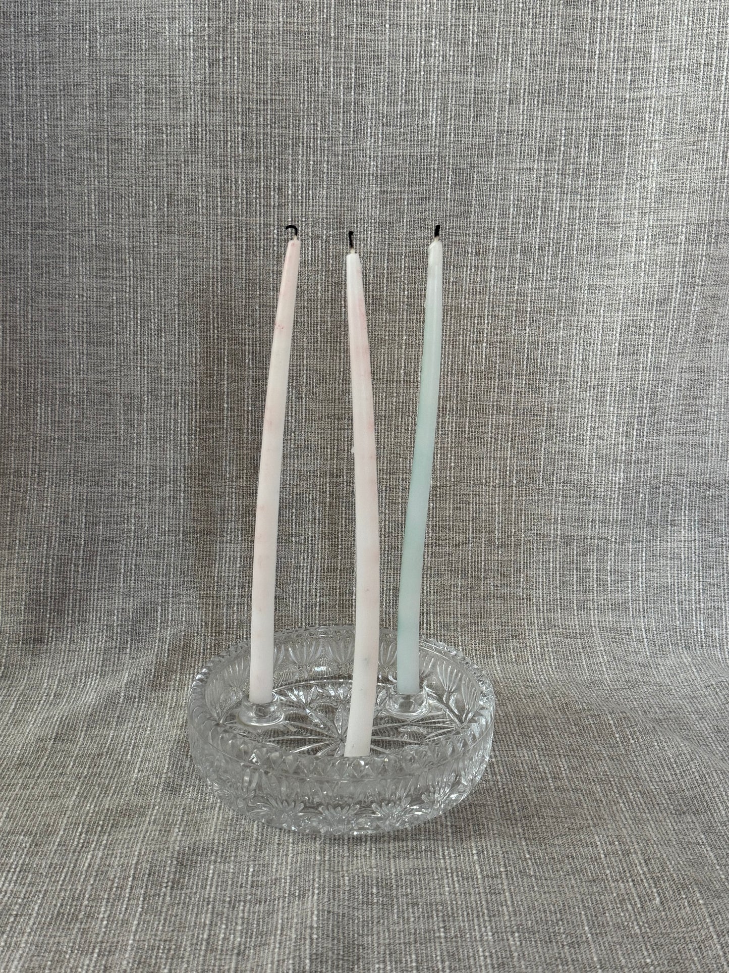 Crystal Candle Centerpiece