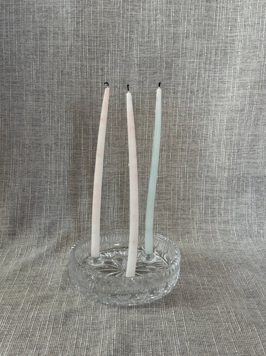 Crystal Candle Centerpiece