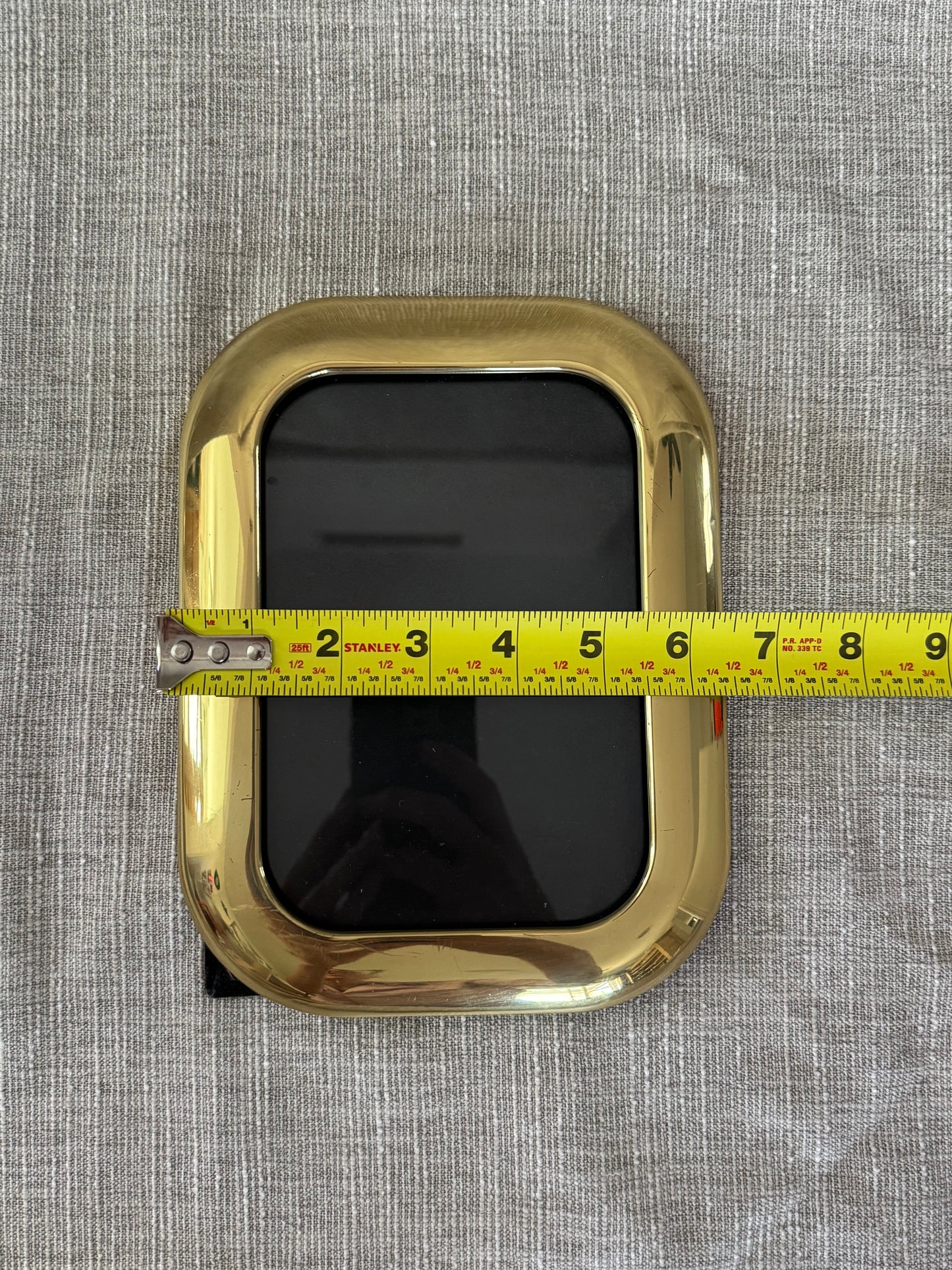 Brass Rounded Corner Photo Frame