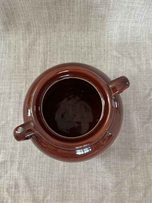 Double Handle Crock Vase